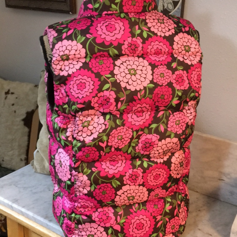 New Reversible Lilly Pulitzer Down Vest Fabulous S - Picture 5 of 8
